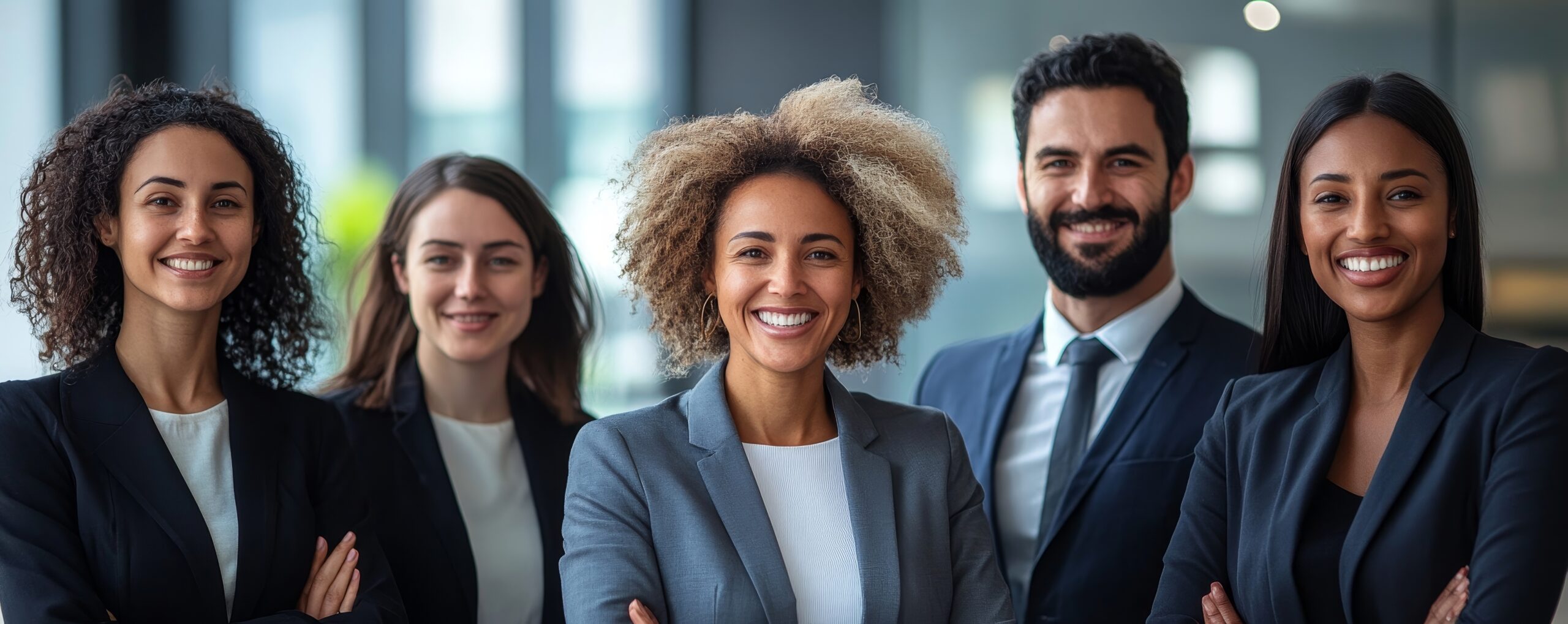 Group of diverse employees