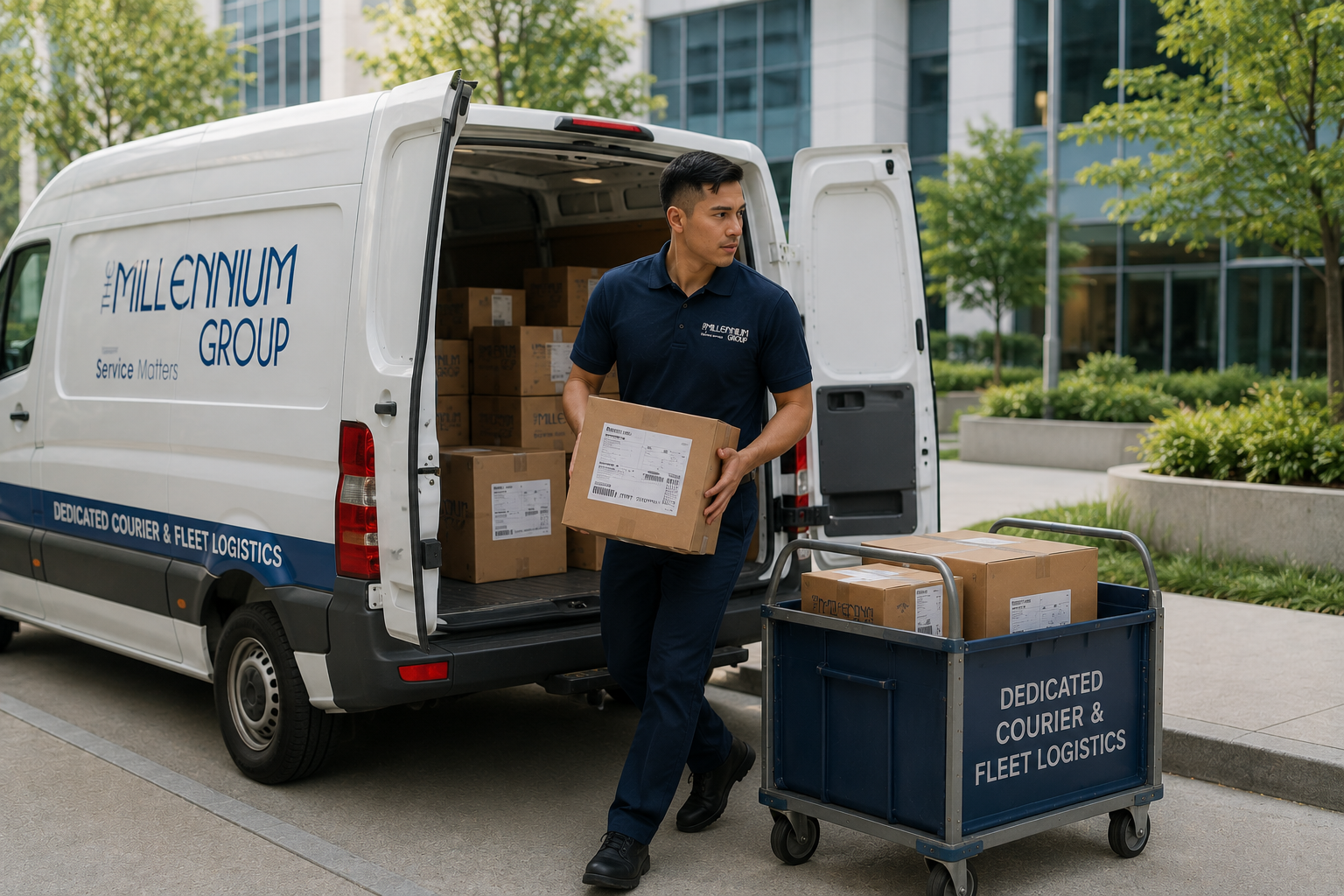 Dedicated courier and logistics services from TMG