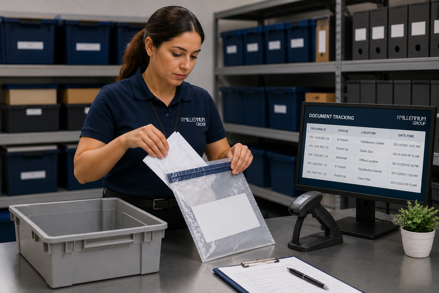 Secure document handling and tracking